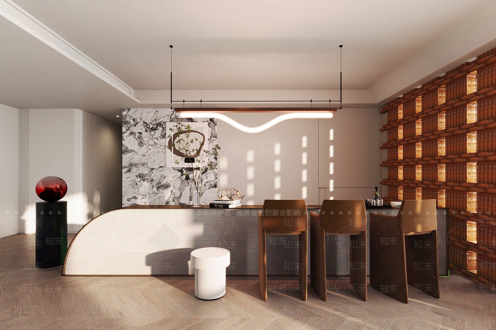 现代自助餐厅3D模型下载【ID:1175193185】