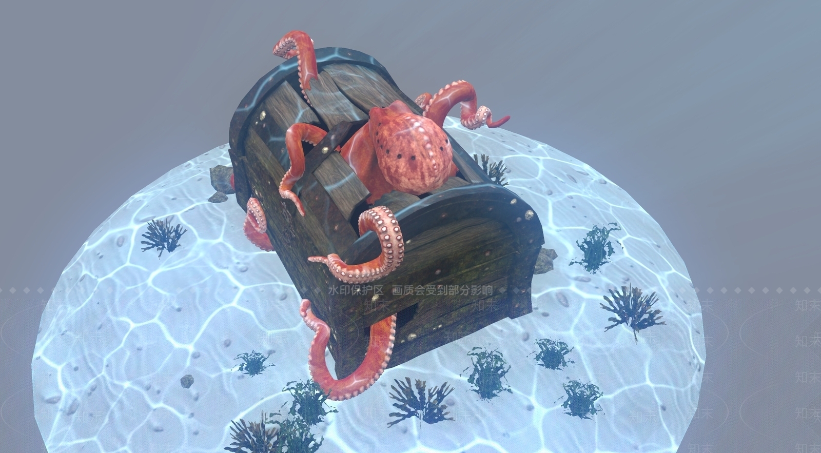 水生类动物3D模型下载【ID:1175213135】