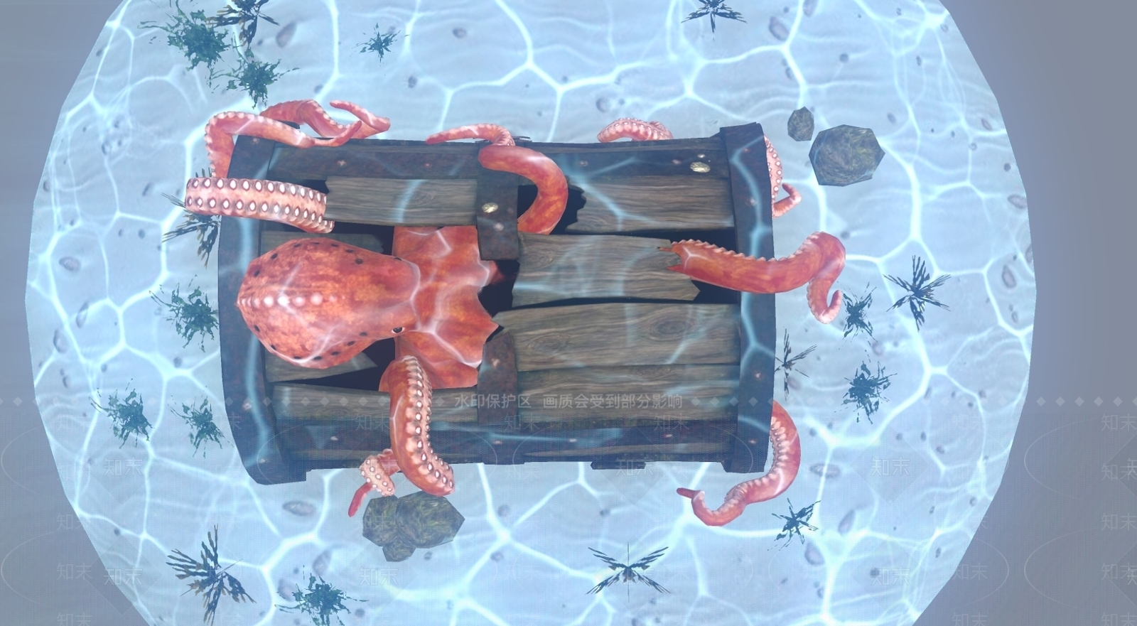 水生类动物3D模型下载【ID:1175213135】