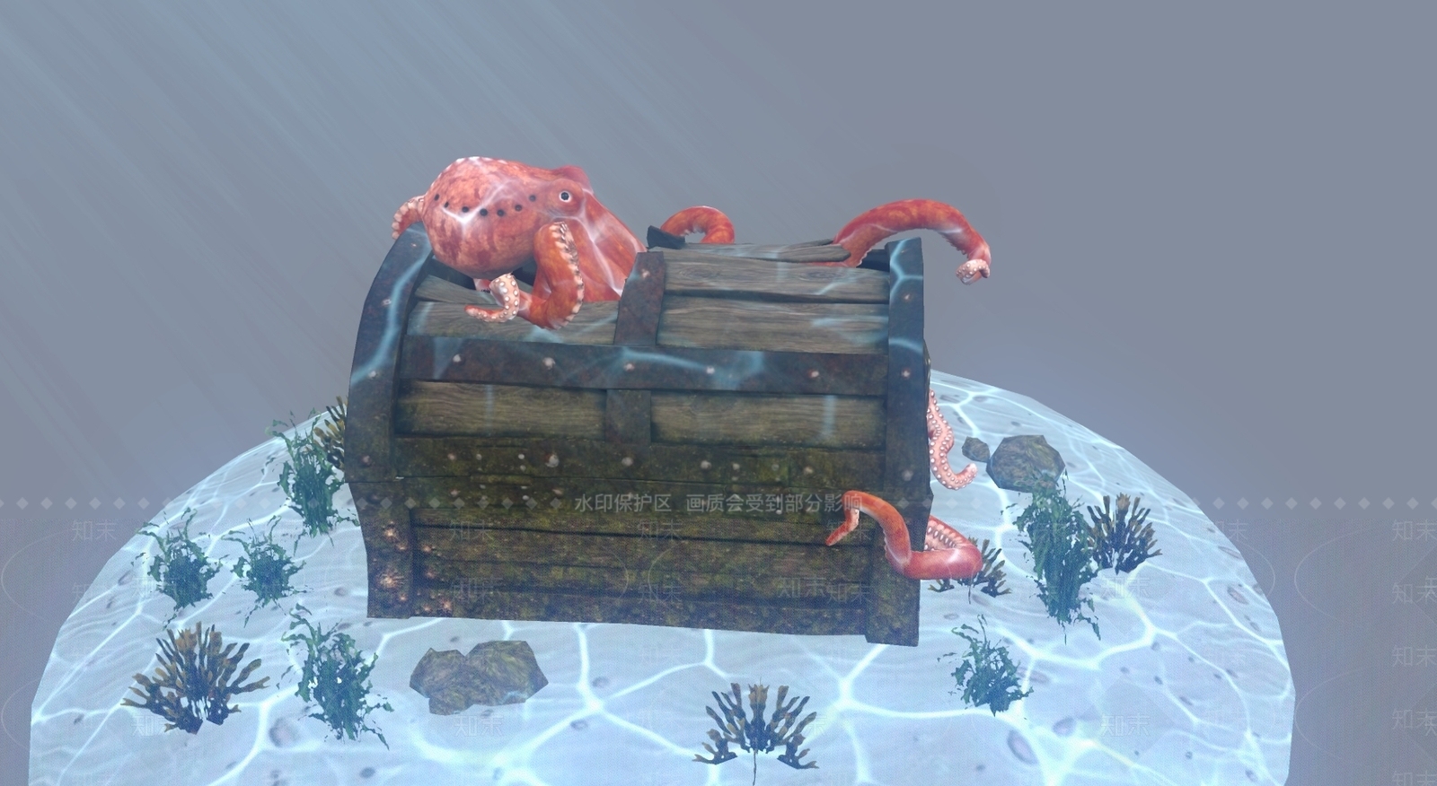 水生类动物3D模型下载【ID:1175213135】