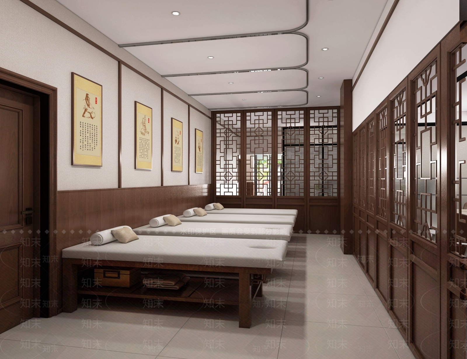 新中式医院3D模型下载【ID:1175463252】