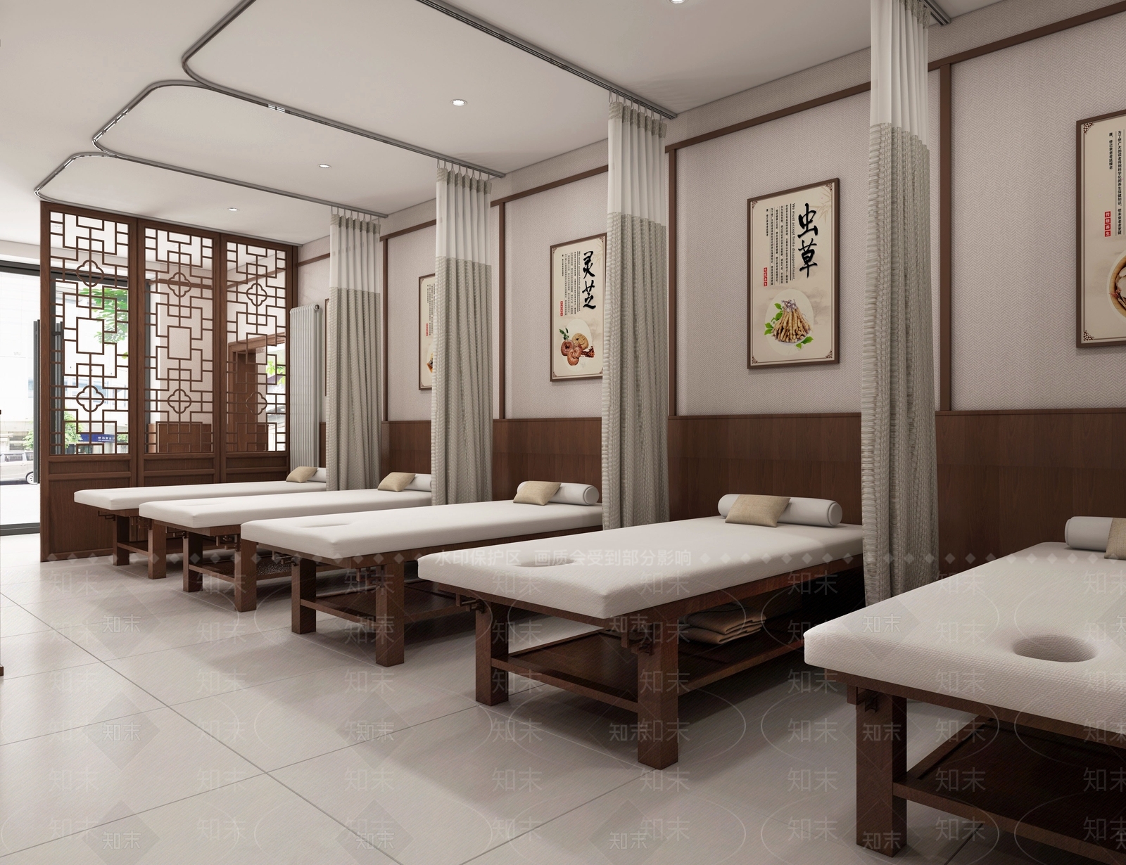 新中式医院3D模型下载【ID:1175463197】