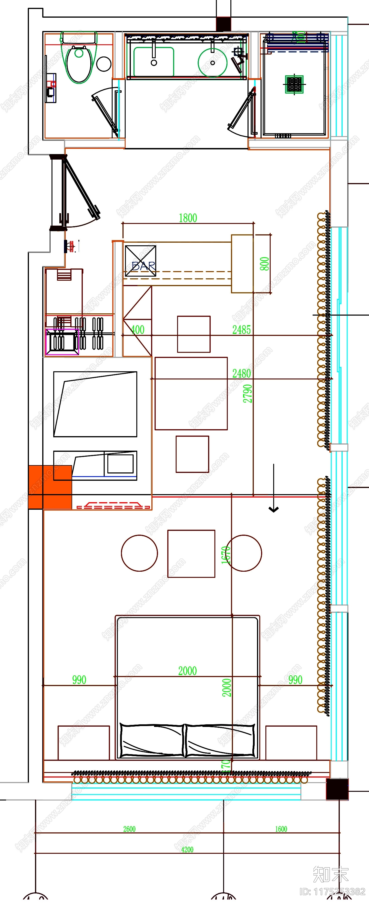 现代工装图库cad施工图下载【ID:1175253382】