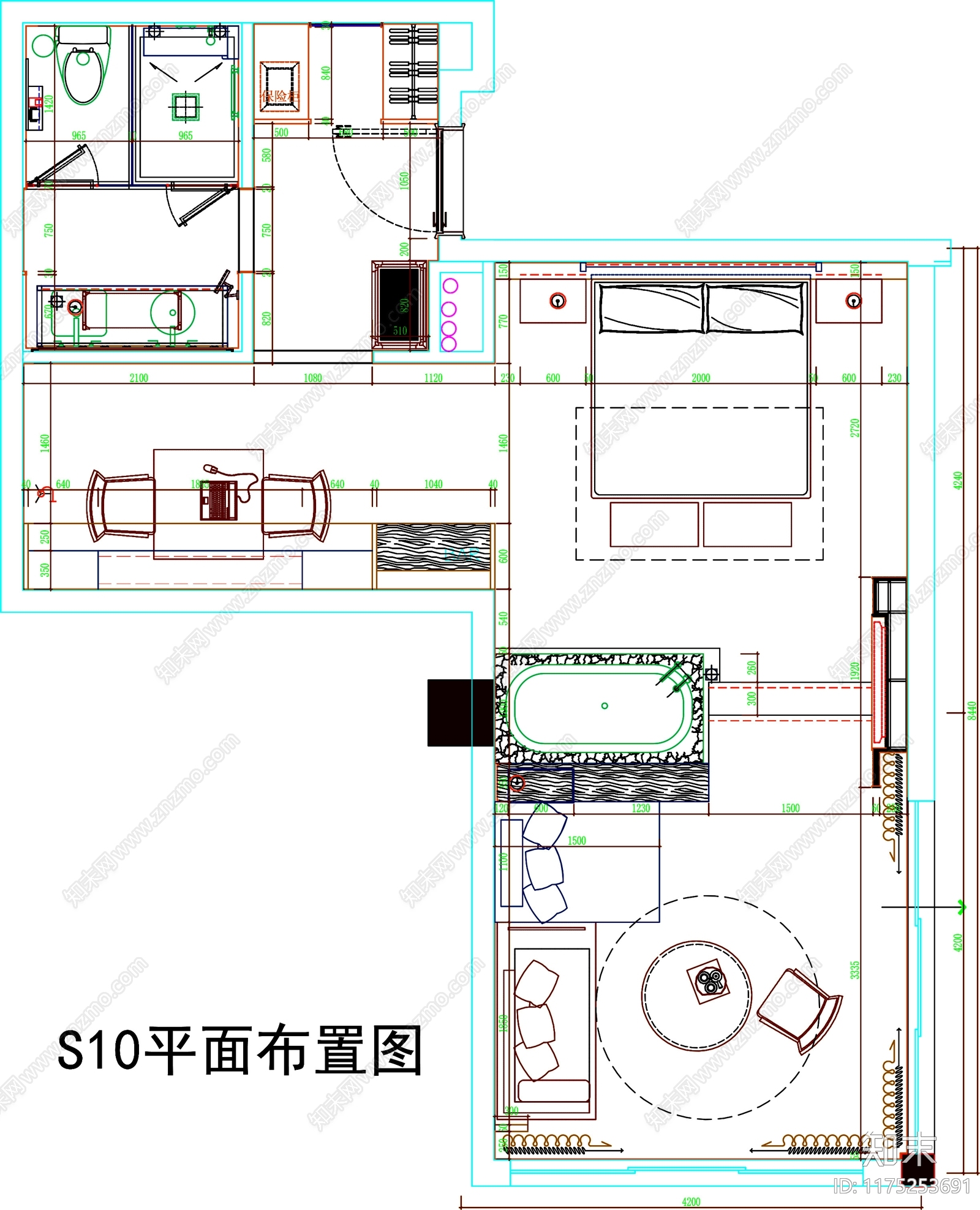 现代工装图库cad施工图下载【ID:1175253691】