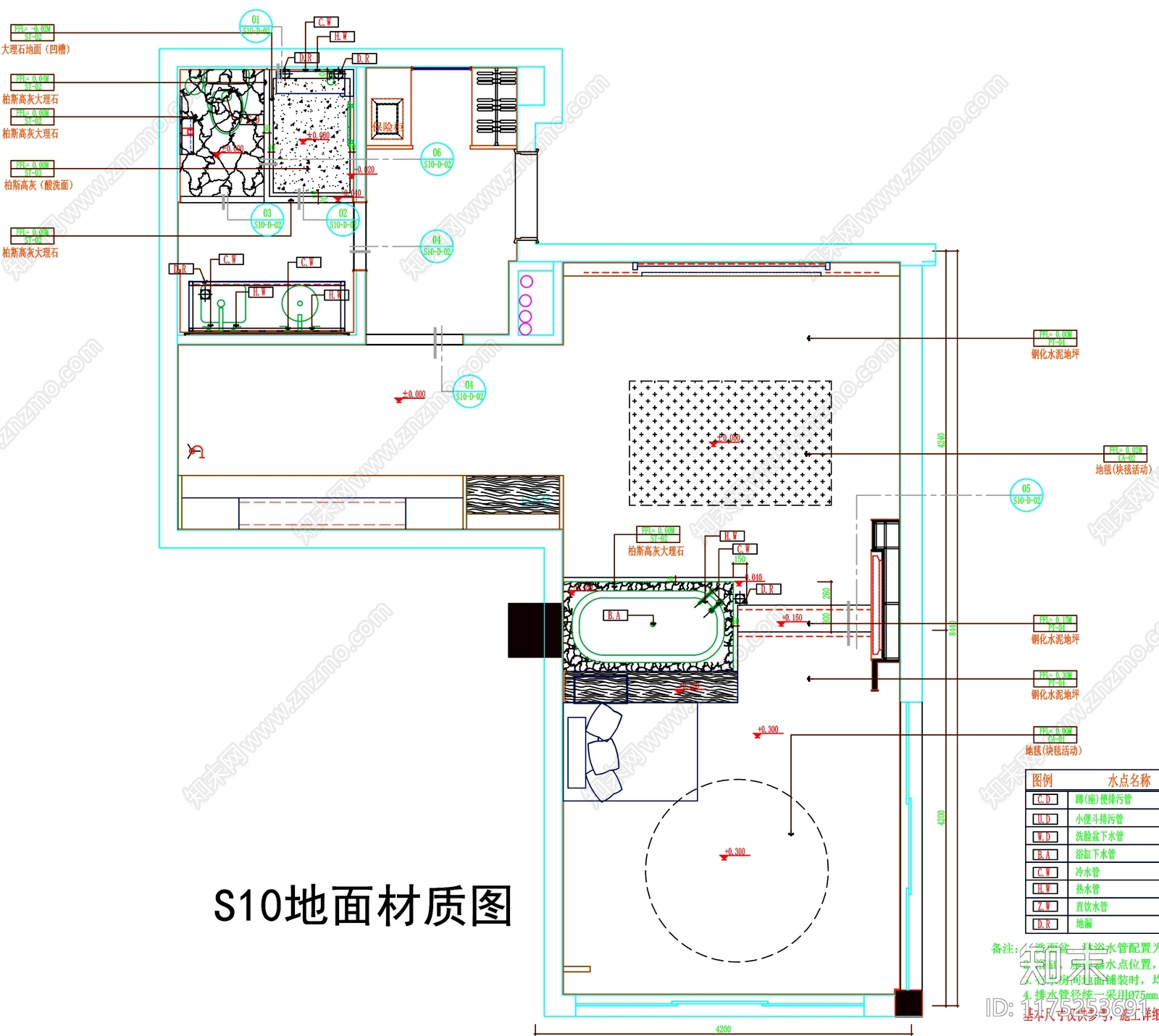 现代工装图库cad施工图下载【ID:1175253691】