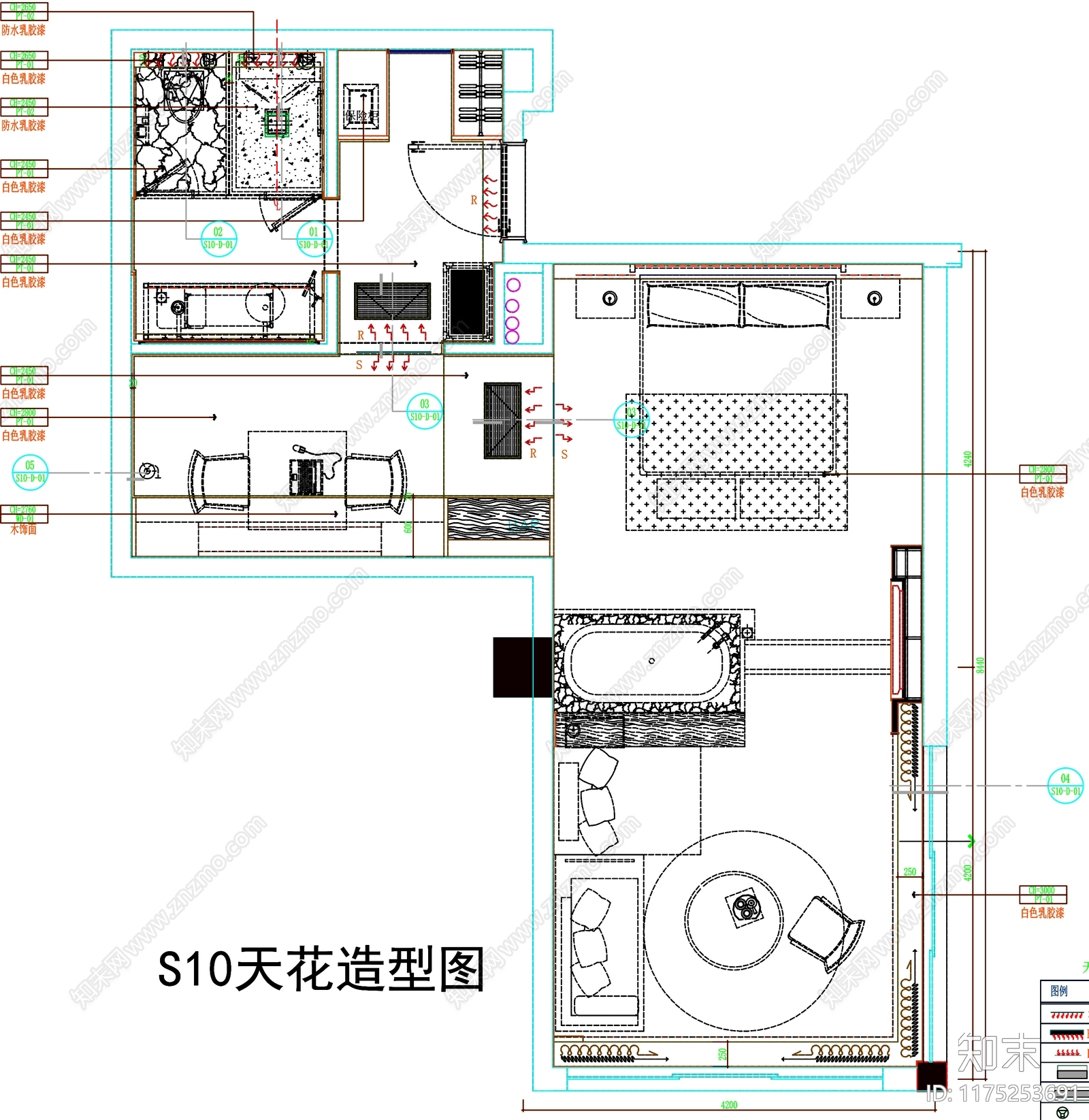 现代工装图库cad施工图下载【ID:1175253691】