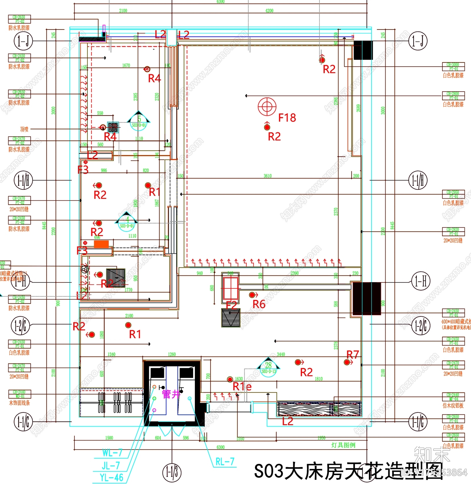 现代工装图库cad施工图下载【ID:1175253864】