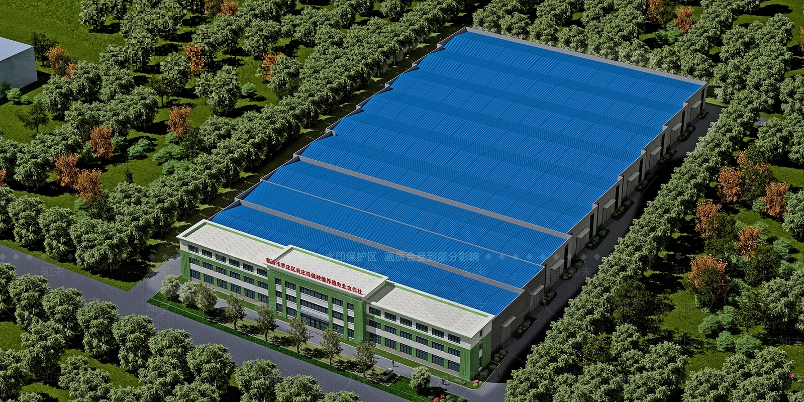 现代鸟瞰规划3D模型下载【ID:1175261939】