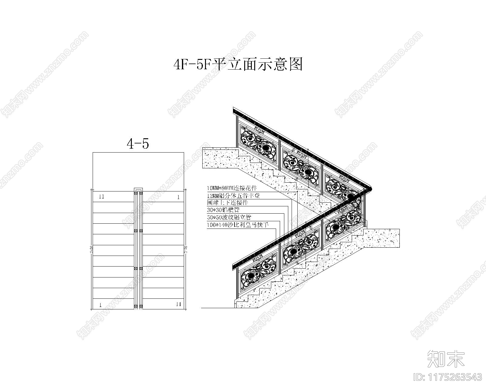 别墅cad施工图下载【ID:1175263543】