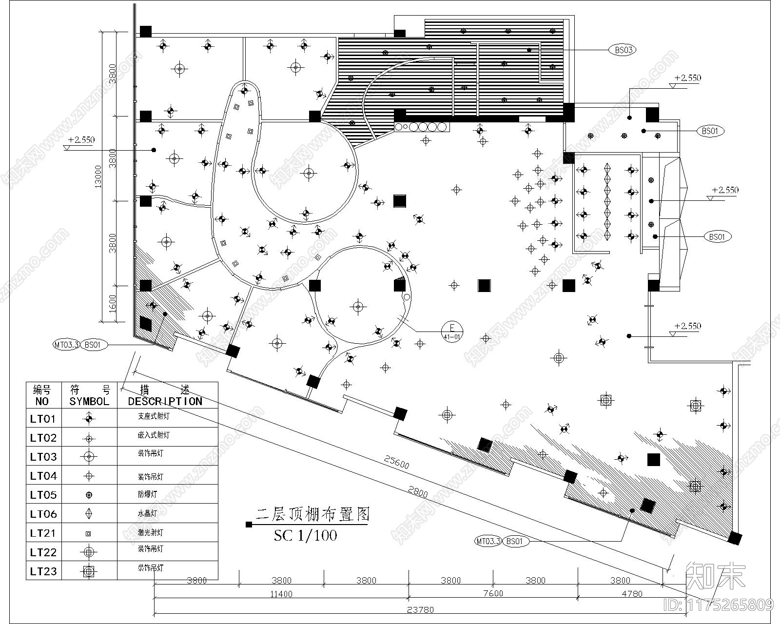 现代中餐厅cad施工图下载【ID:1175265809】