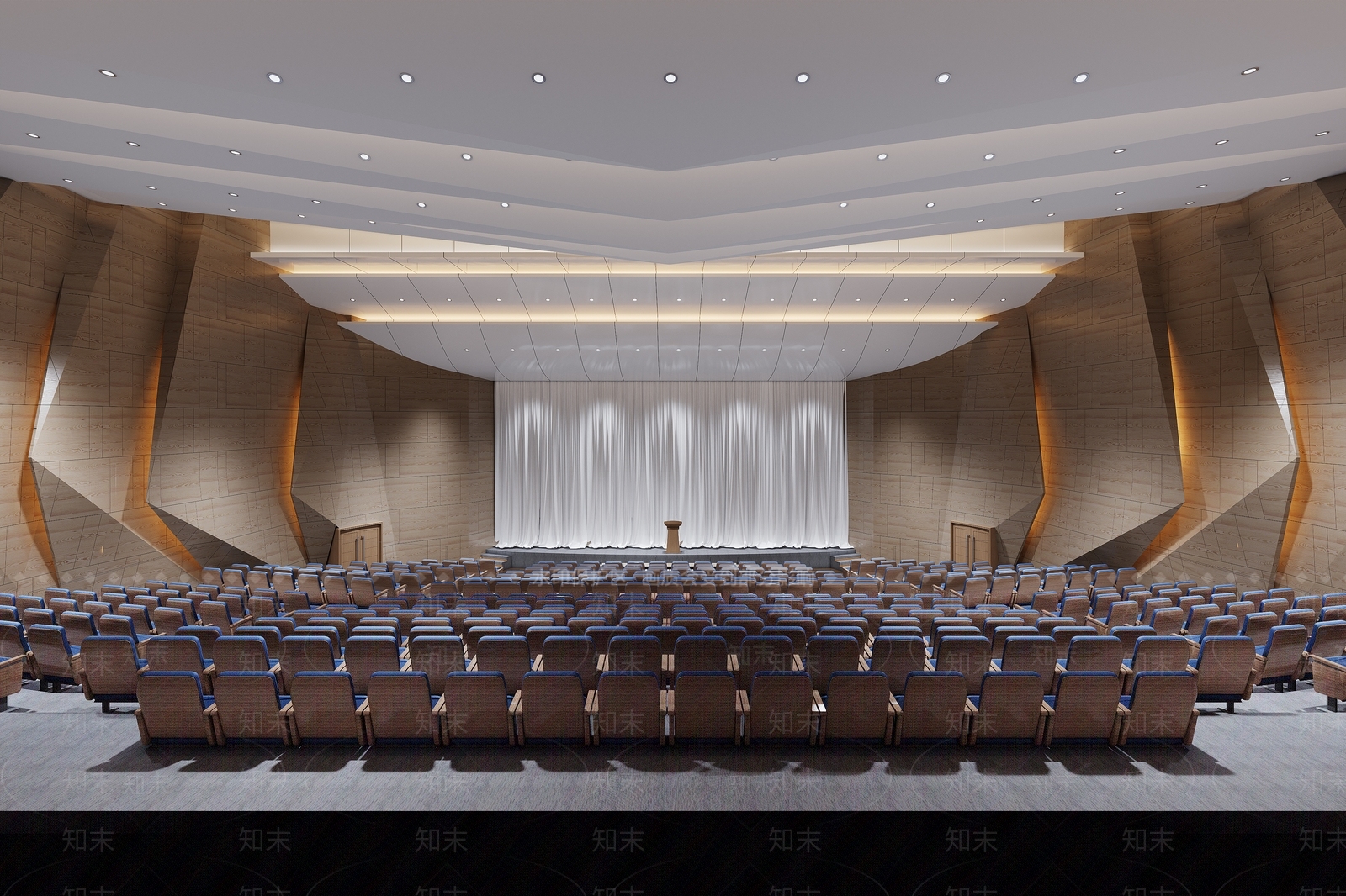 现代报告厅3D模型下载【ID:1214804154】