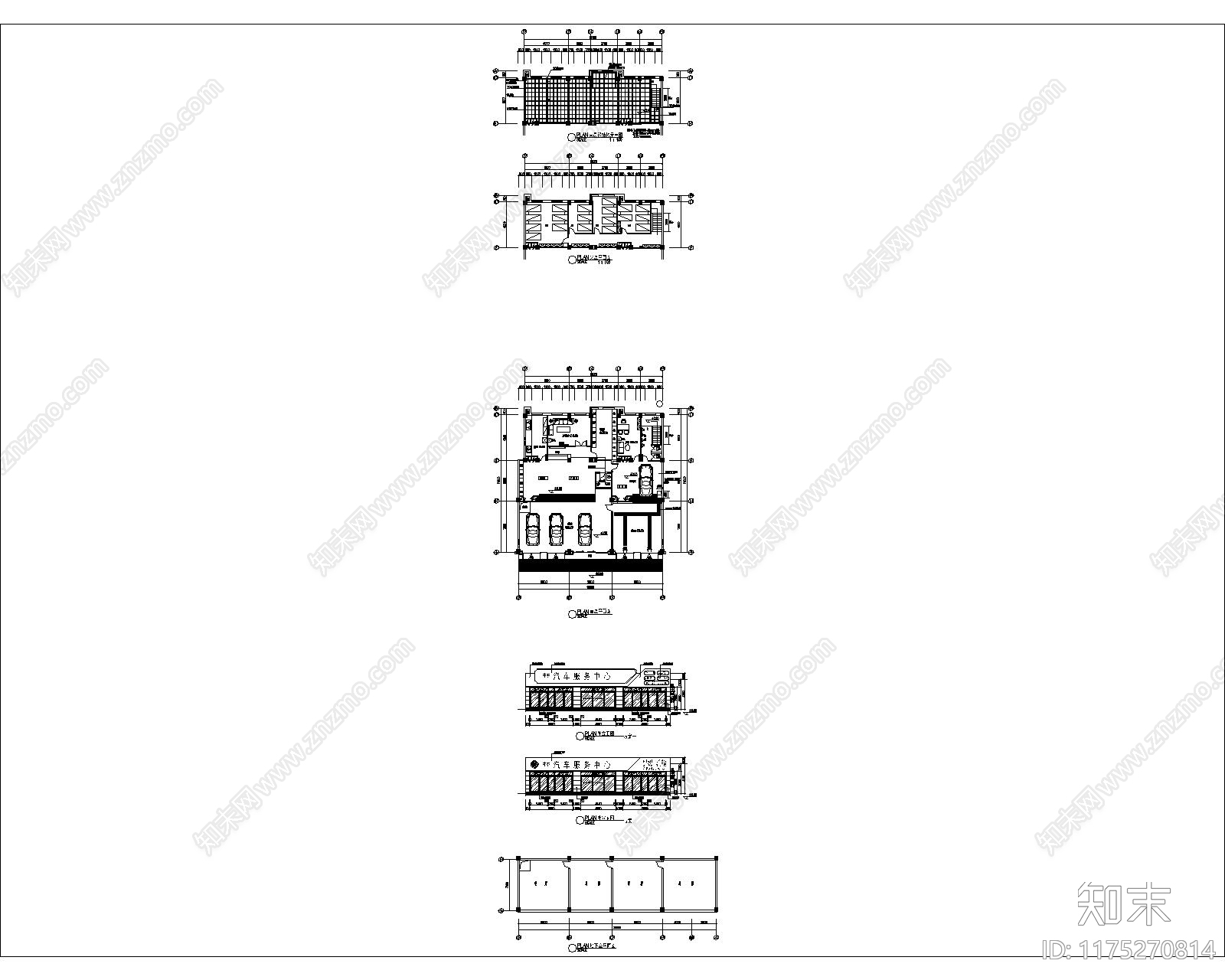 现代其他工装空间cad施工图下载【ID:1175270814】
