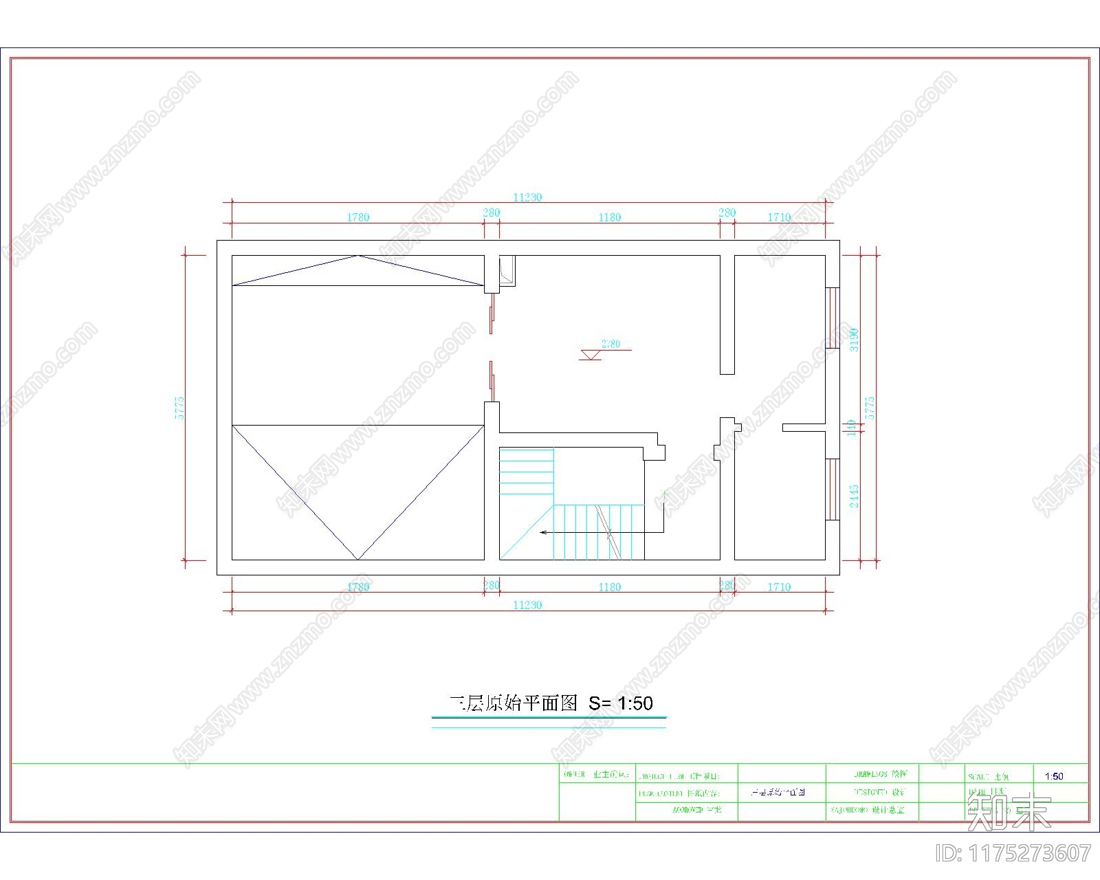 别墅cad施工图下载【ID:1175273607】