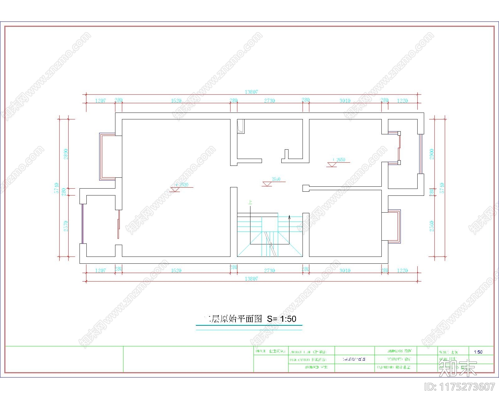 别墅cad施工图下载【ID:1175273607】