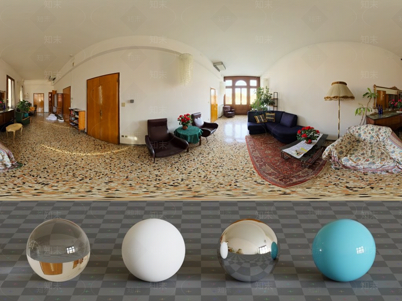 美式北欧室内HDR贴图下载【ID:1175283191】