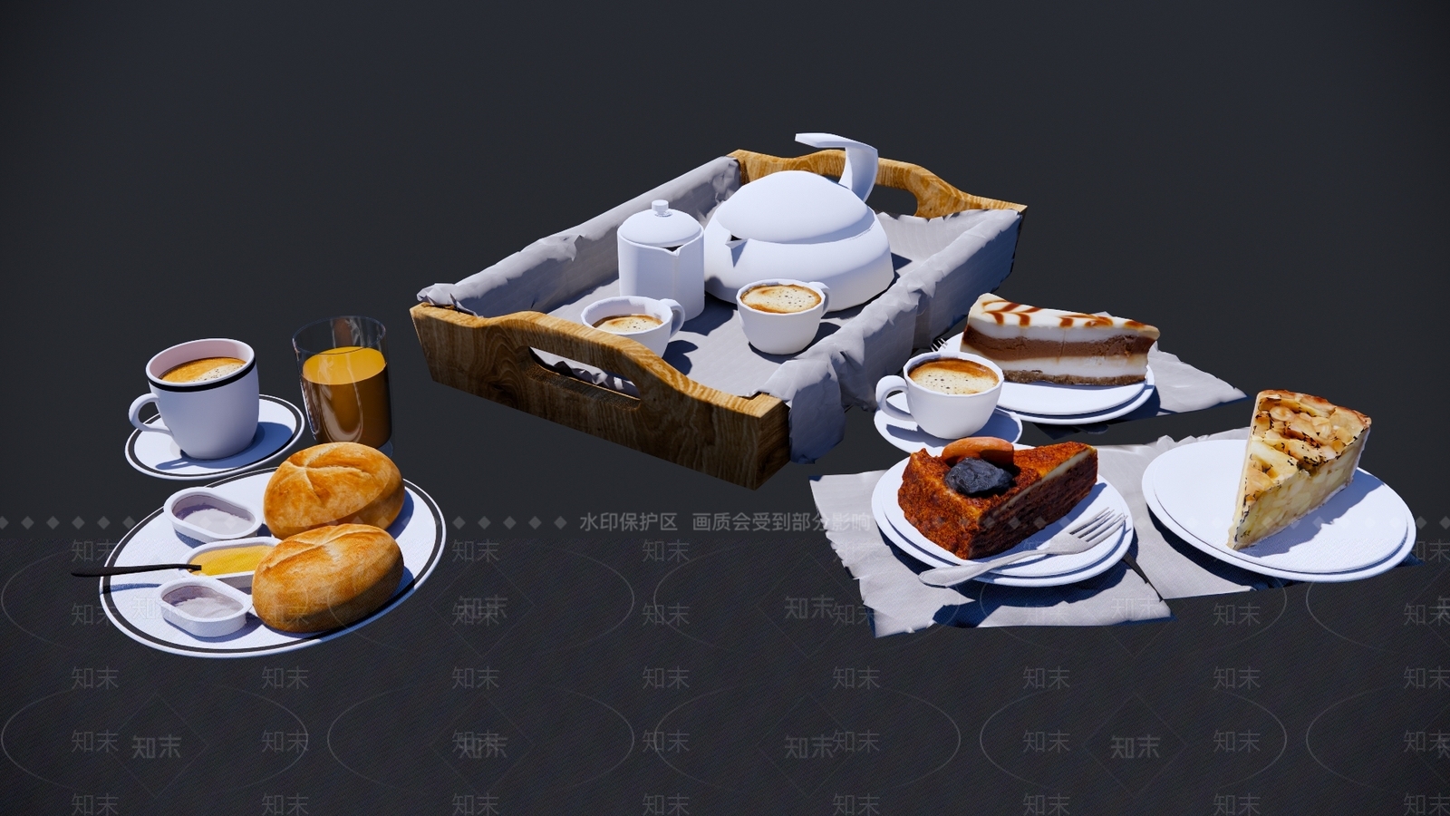 食物饮料SU模型下载【ID:1175291097】