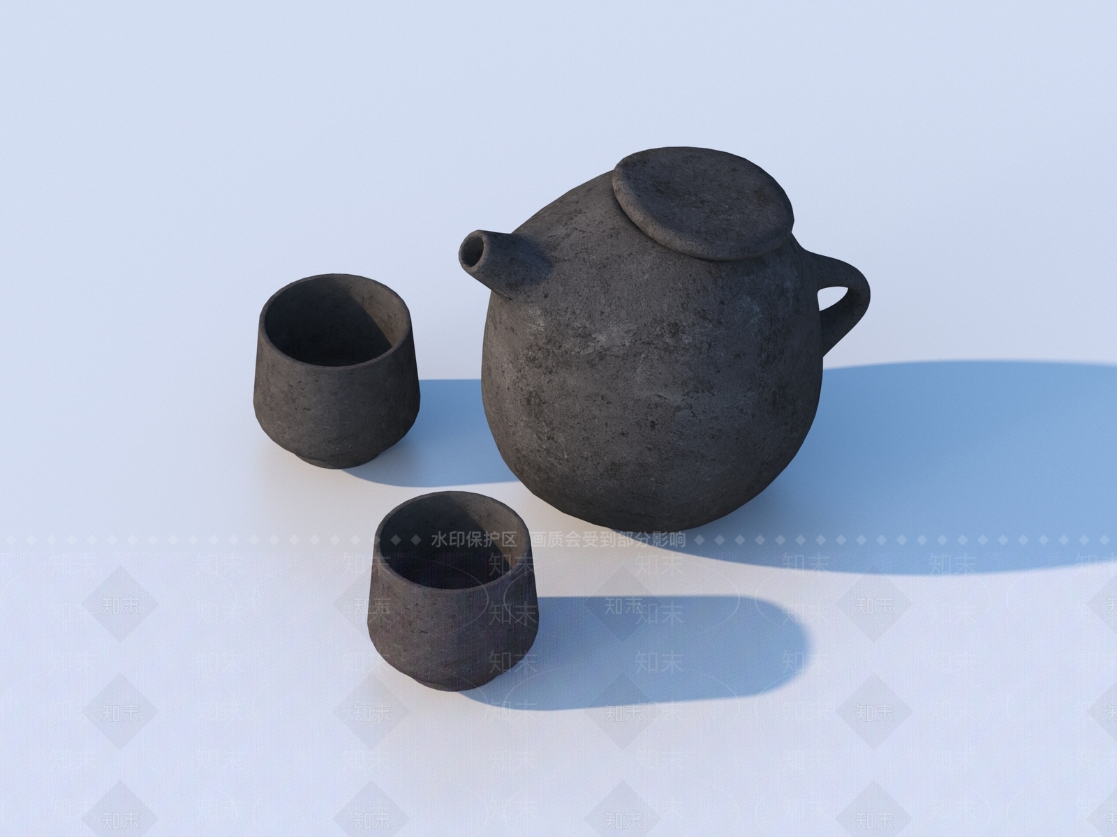 餐具3D模型下载【ID:1175304201】