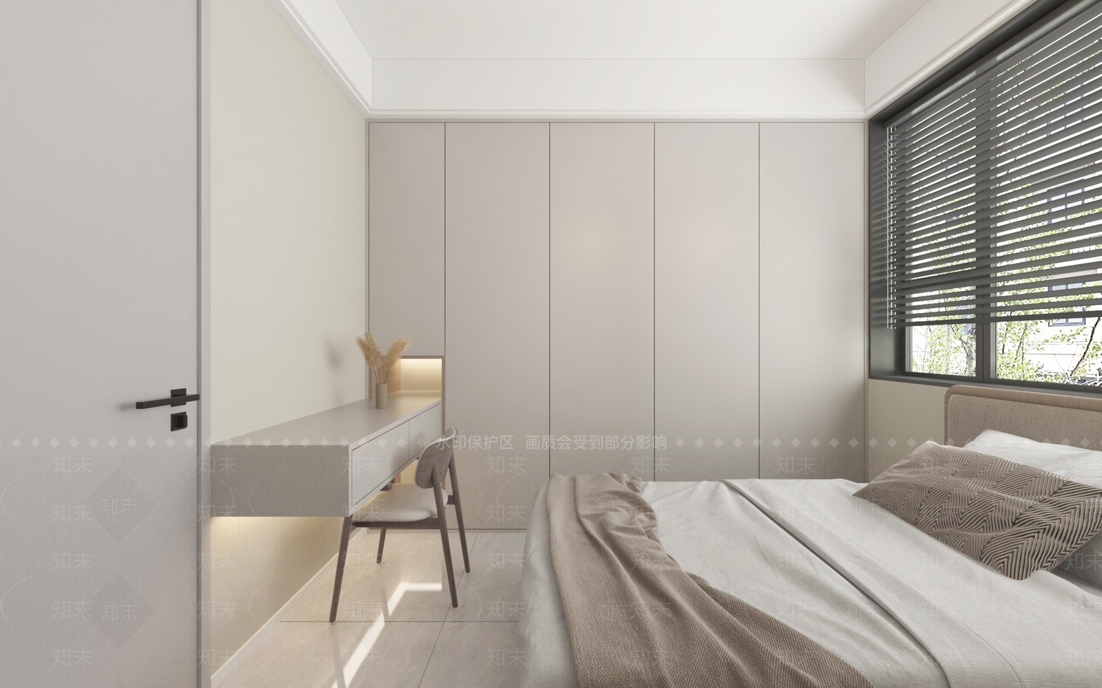 现代家居卧室3D模型下载【ID:1175307911】
