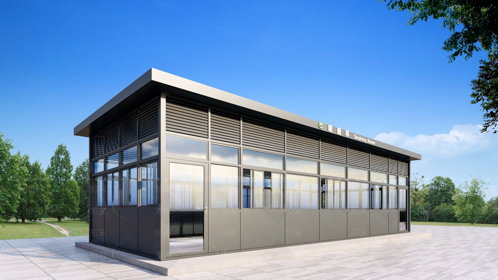 现代小公建SU模型下载【ID:1175314232】