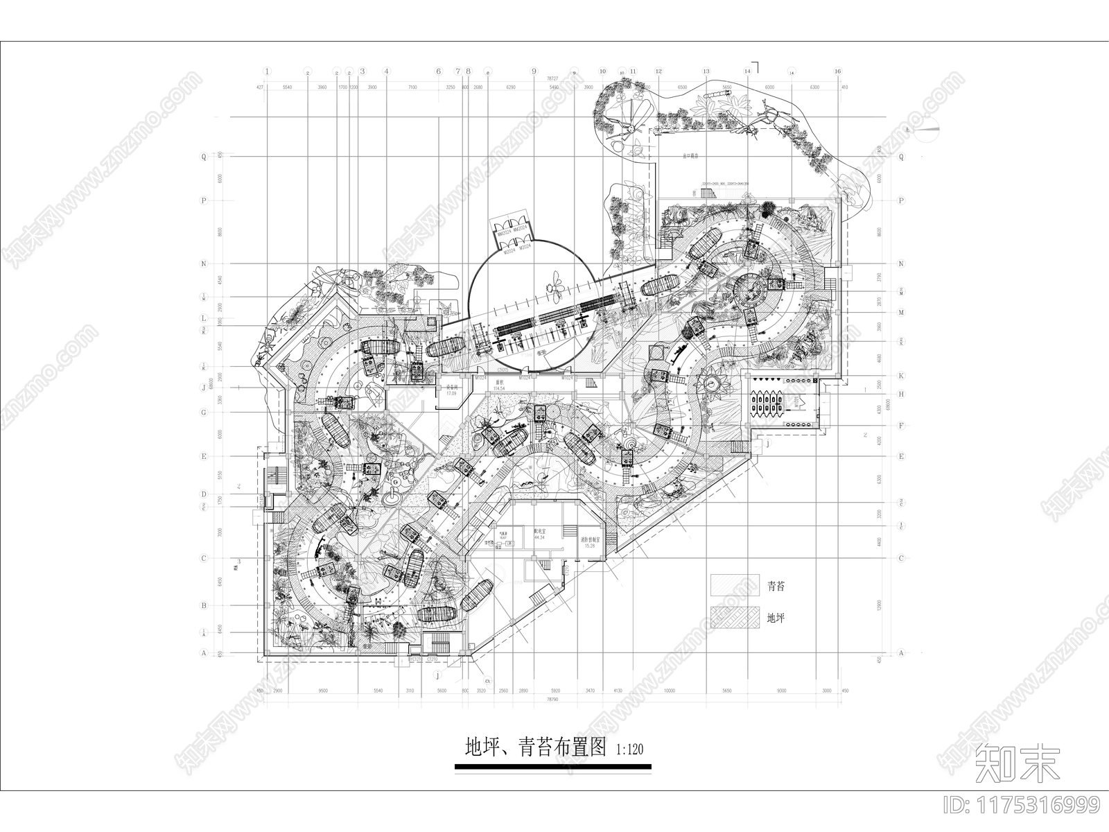 现代儿童乐园cad施工图下载【ID:1175316999】