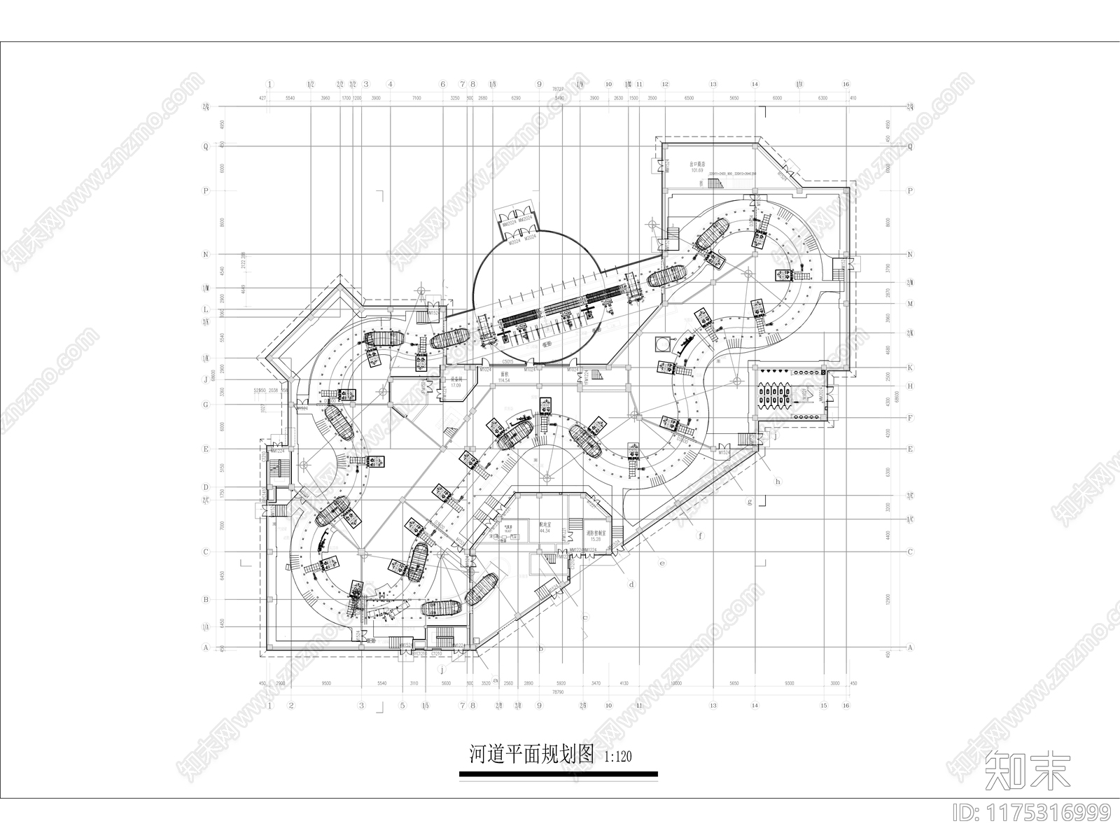 现代儿童乐园cad施工图下载【ID:1175316999】
