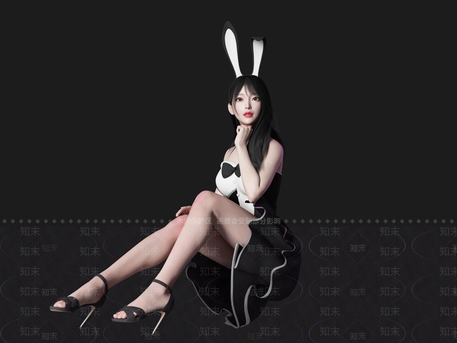 女人3D模型下载【ID:1175318292】