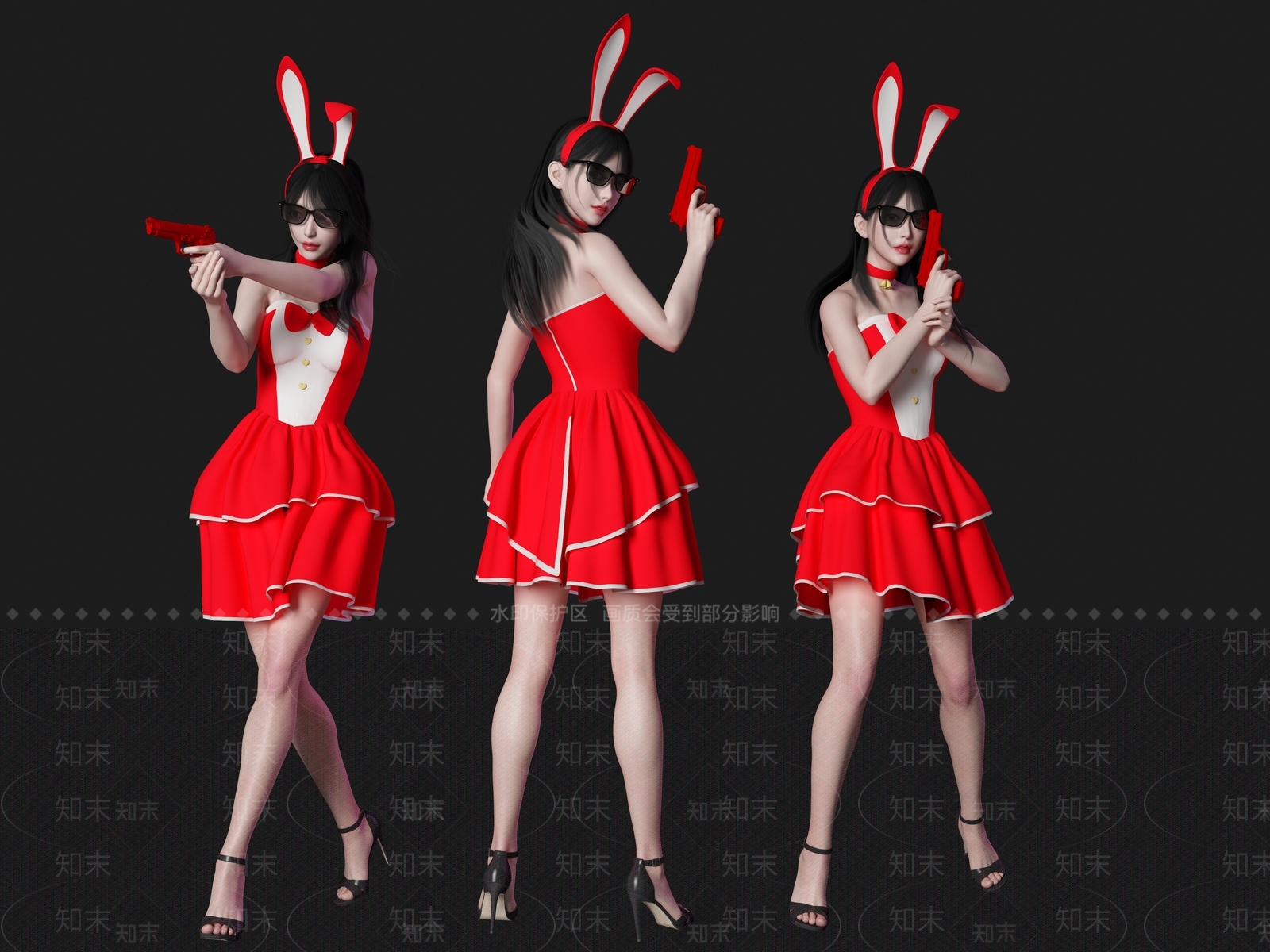 女人3D模型下载【ID:1175318483】