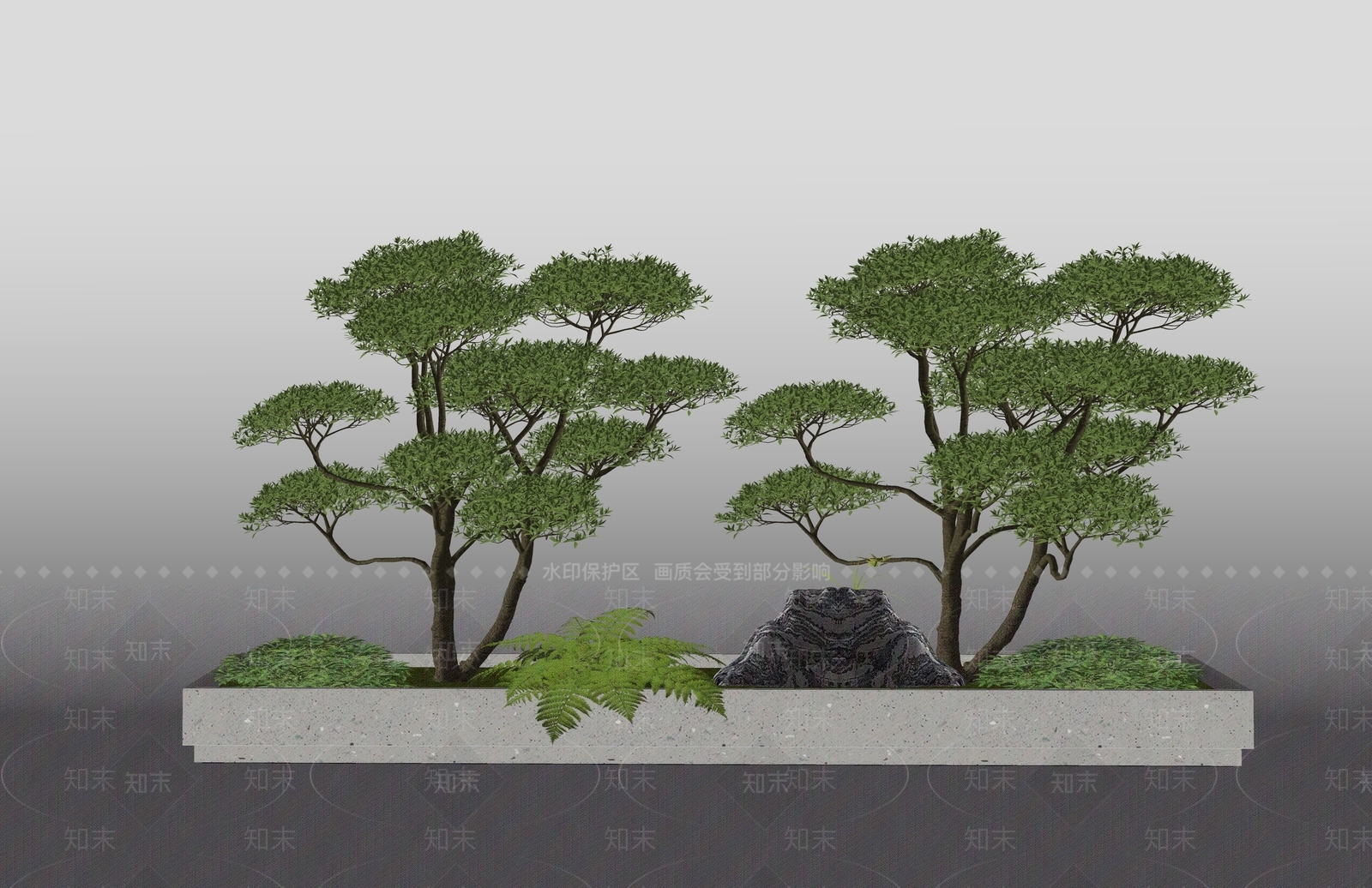 灌木SU模型下载【ID:1175334214】