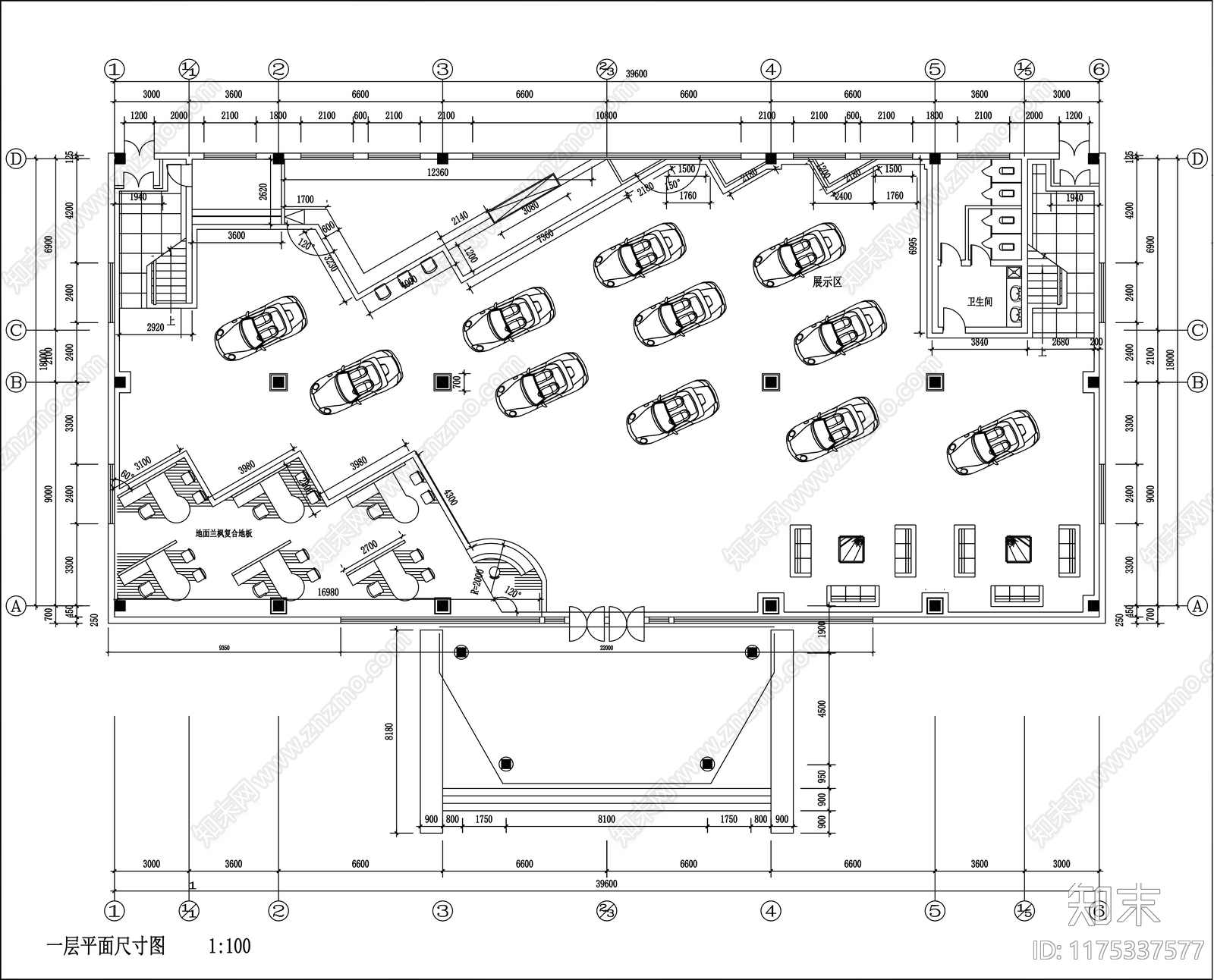 现代其他商业空间cad施工图下载【ID:1175337577】