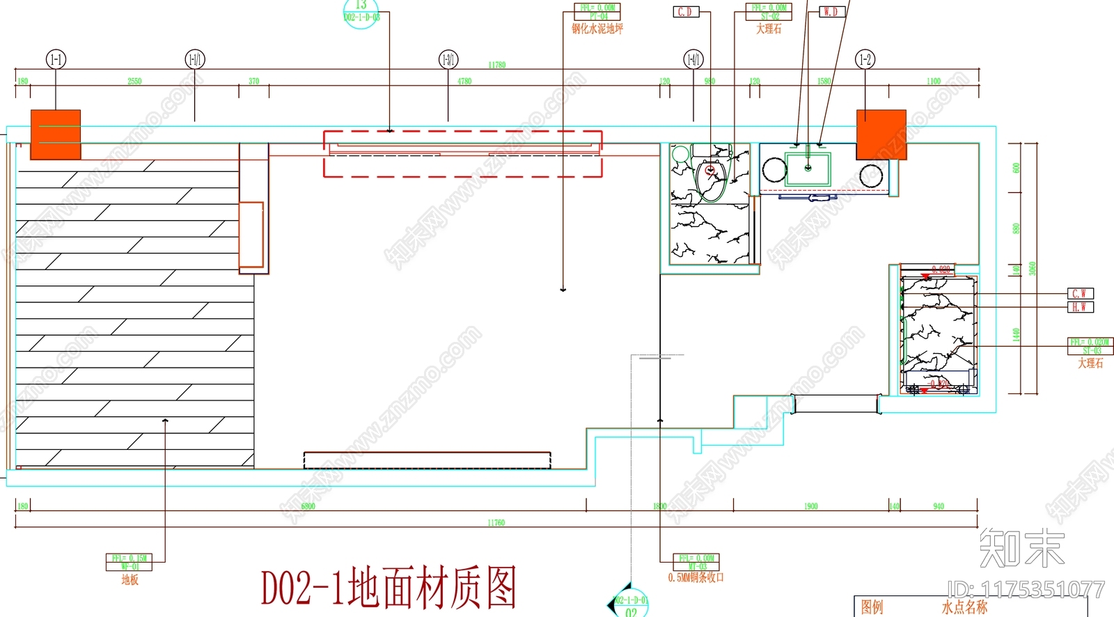 现代工装图库cad施工图下载【ID:1175351077】