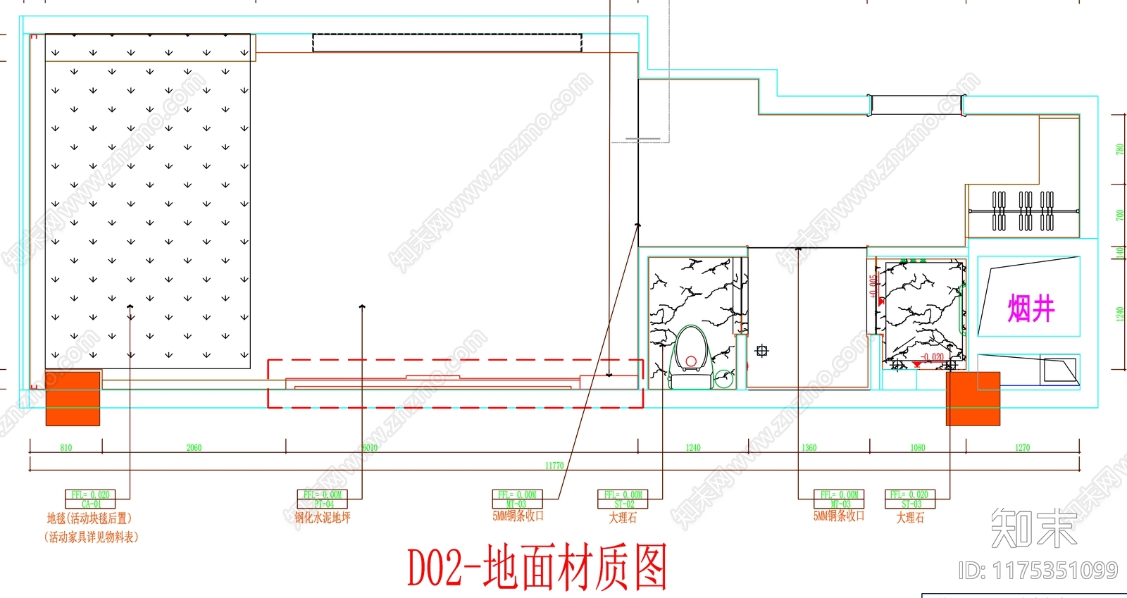 现代工装图库cad施工图下载【ID:1175351099】