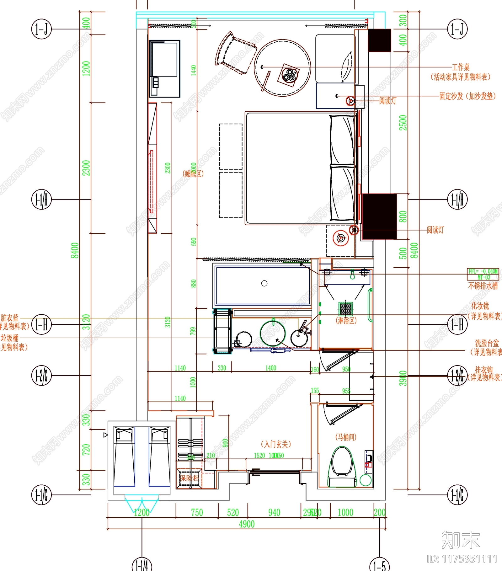 现代工装图库施工图下载【ID:1175351111】