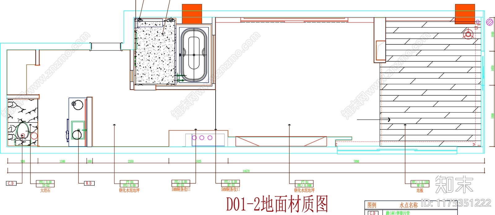 现代工装图库cad施工图下载【ID:1175351222】