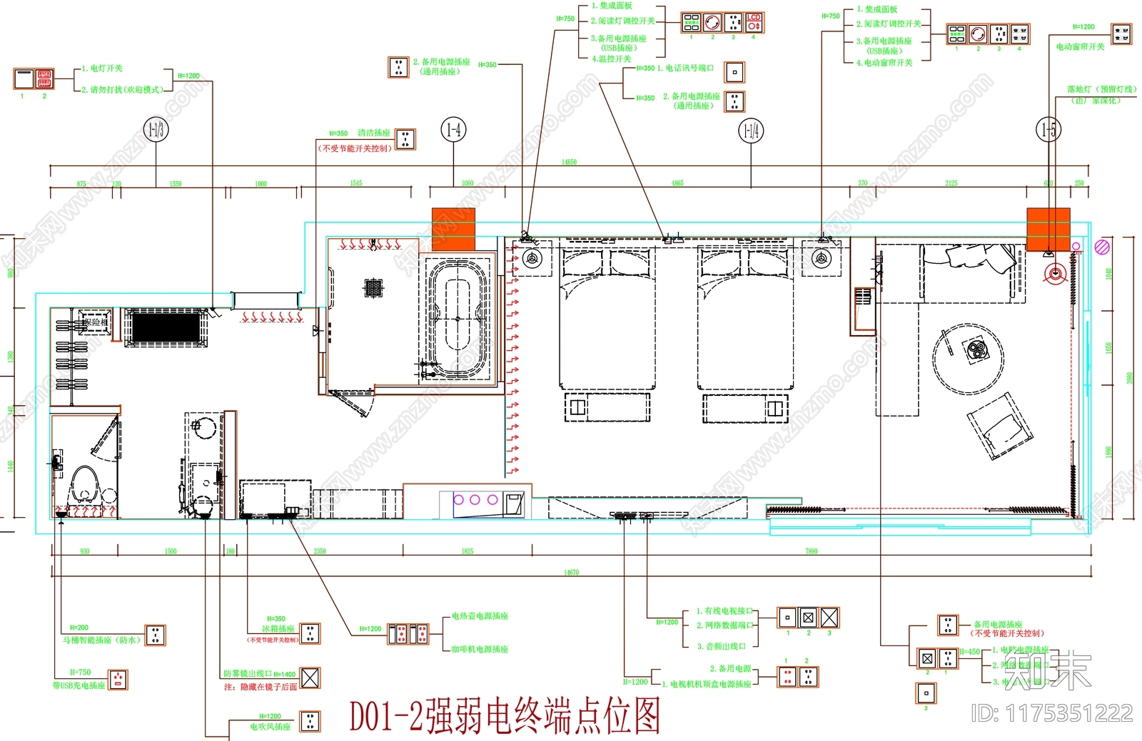 现代工装图库cad施工图下载【ID:1175351222】