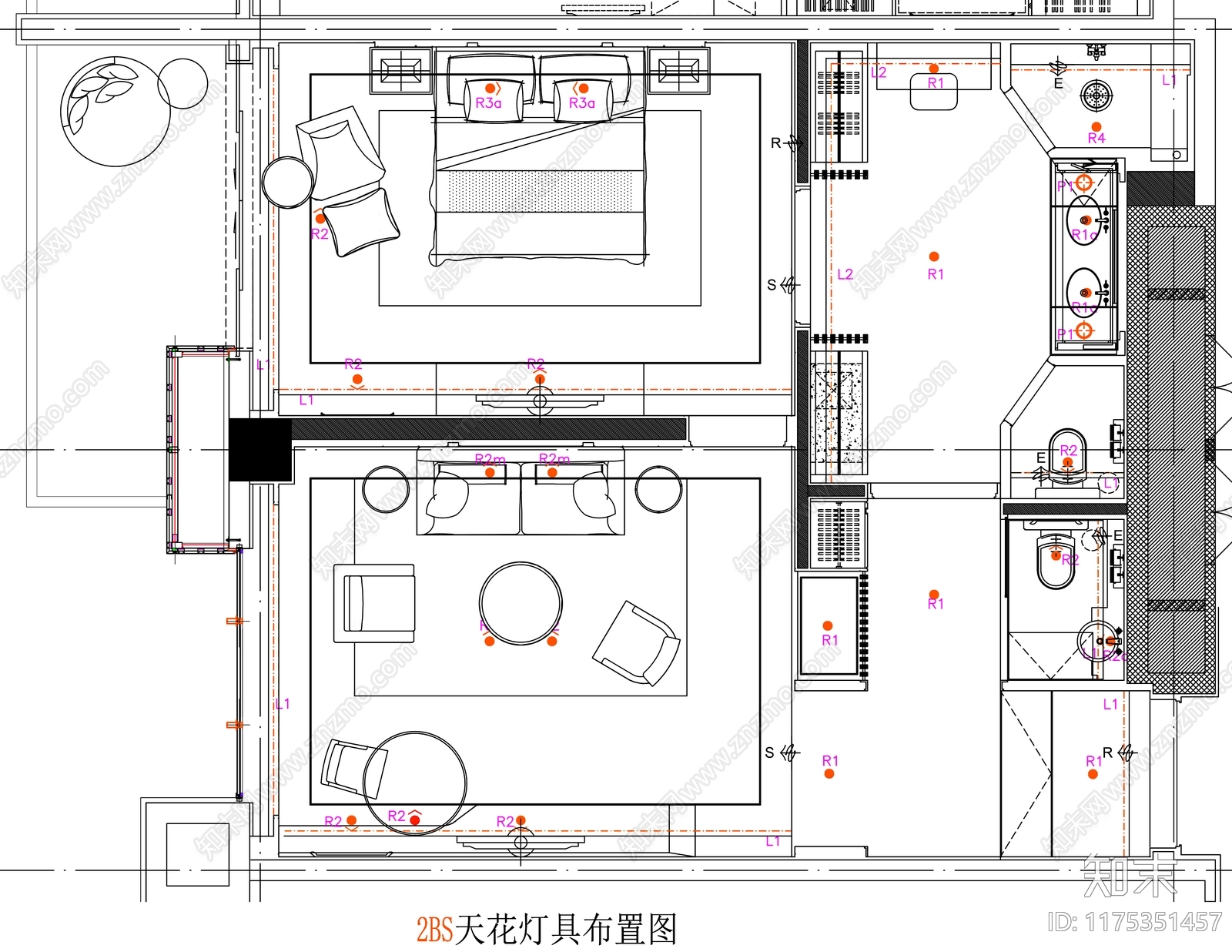 现代工装图库cad施工图下载【ID:1175351457】