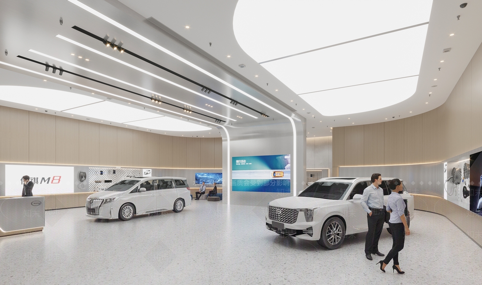 现代汽车4S店SU模型下载【ID:1175358633】