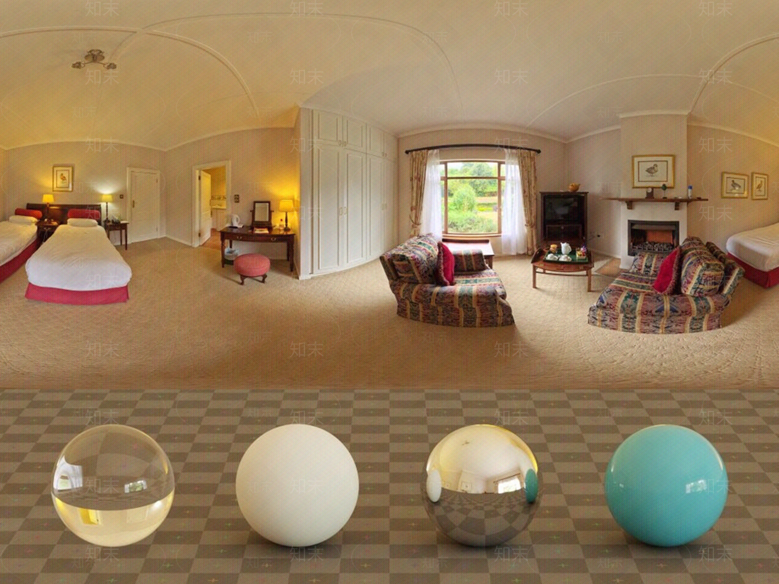 美式欧式室内HDR贴图下载【ID:1175359195】