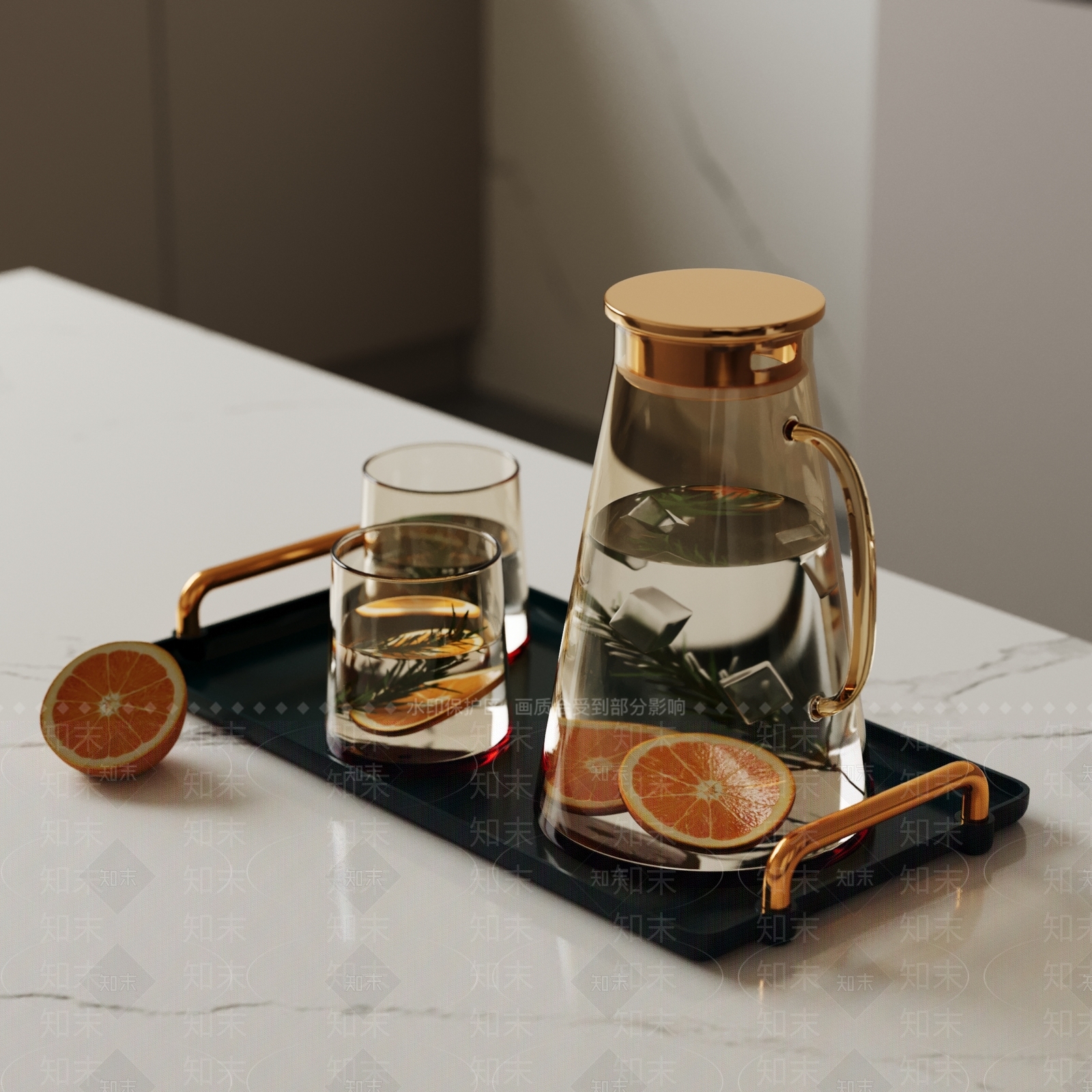 茶具3D模型下载【ID:1175364942】