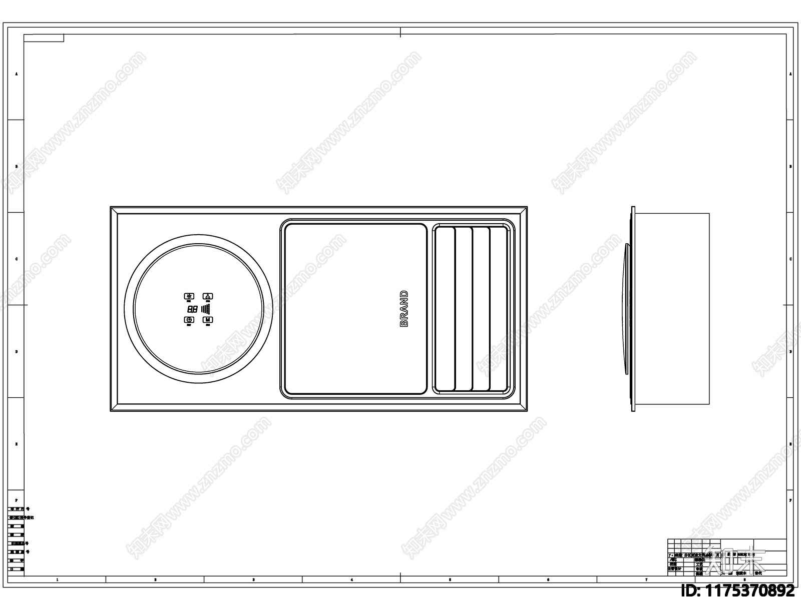 现代电器cad施工图下载【ID:1175370892】