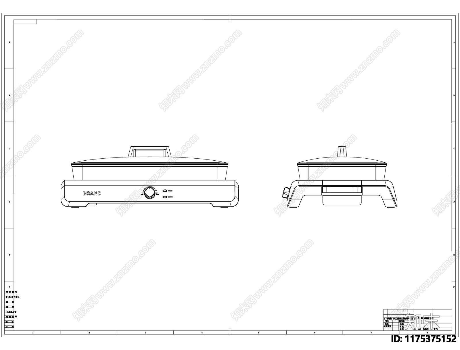 现代电器cad施工图下载【ID:1175375152】