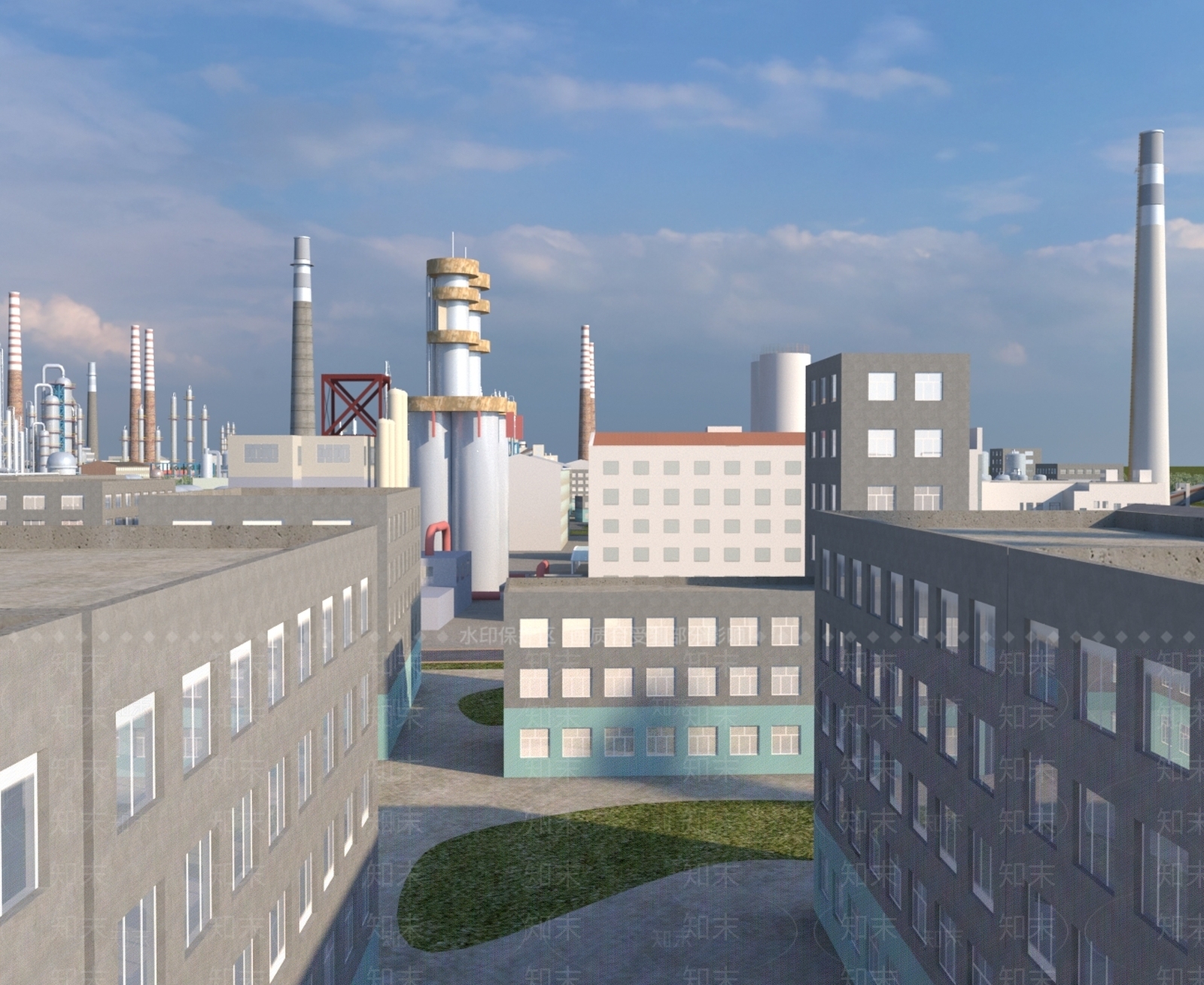 现代单人沙发3D模型下载【ID:1175389531】