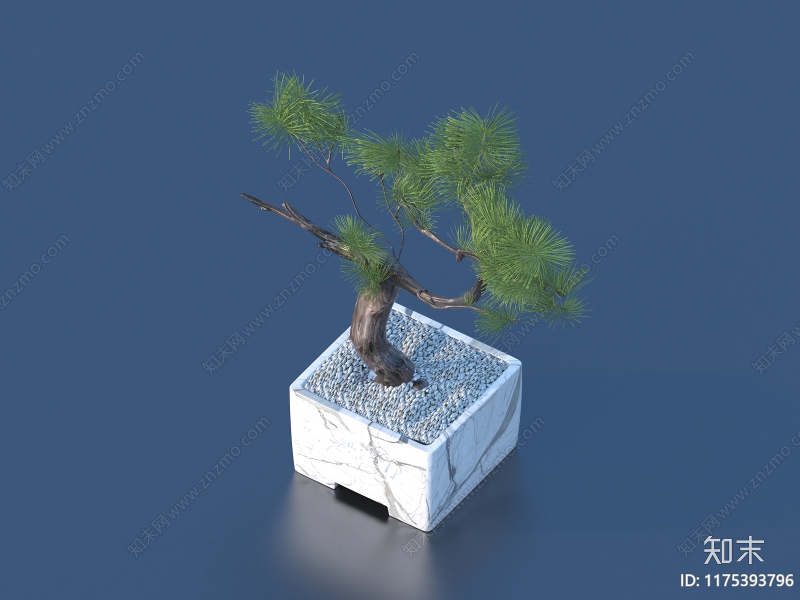 盆栽3D模型下载【ID:1175393796】