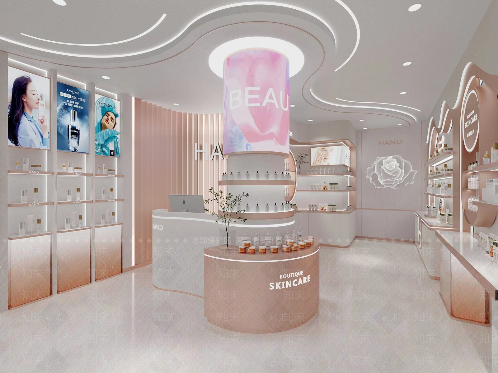 现代化妆品店3D模型下载【ID:1214807136】