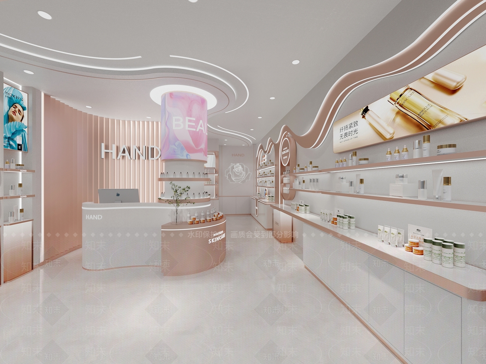 现代化妆品店3D模型下载【ID:1214807136】