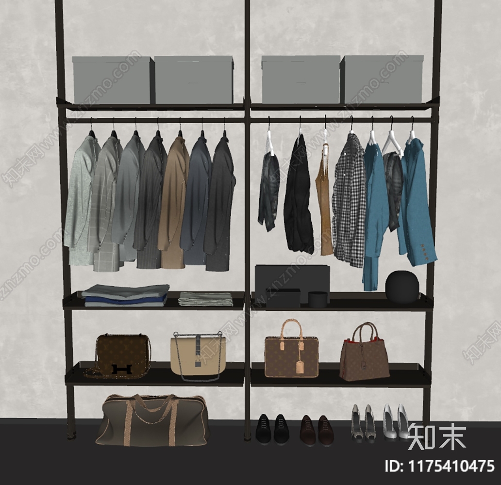 衣服SU模型下载【ID:1175410475】