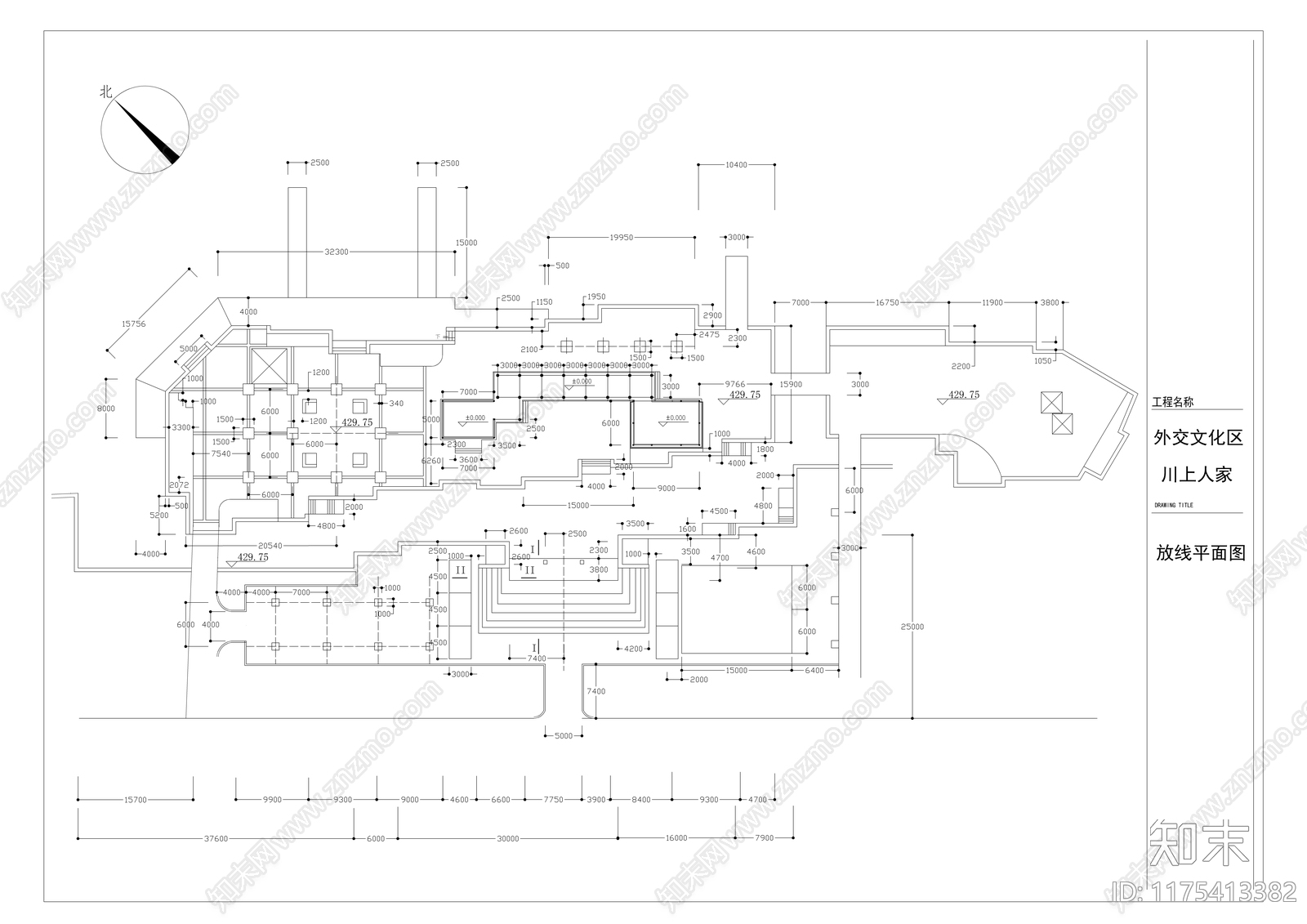 现代古建cad施工图下载【ID:1175413382】