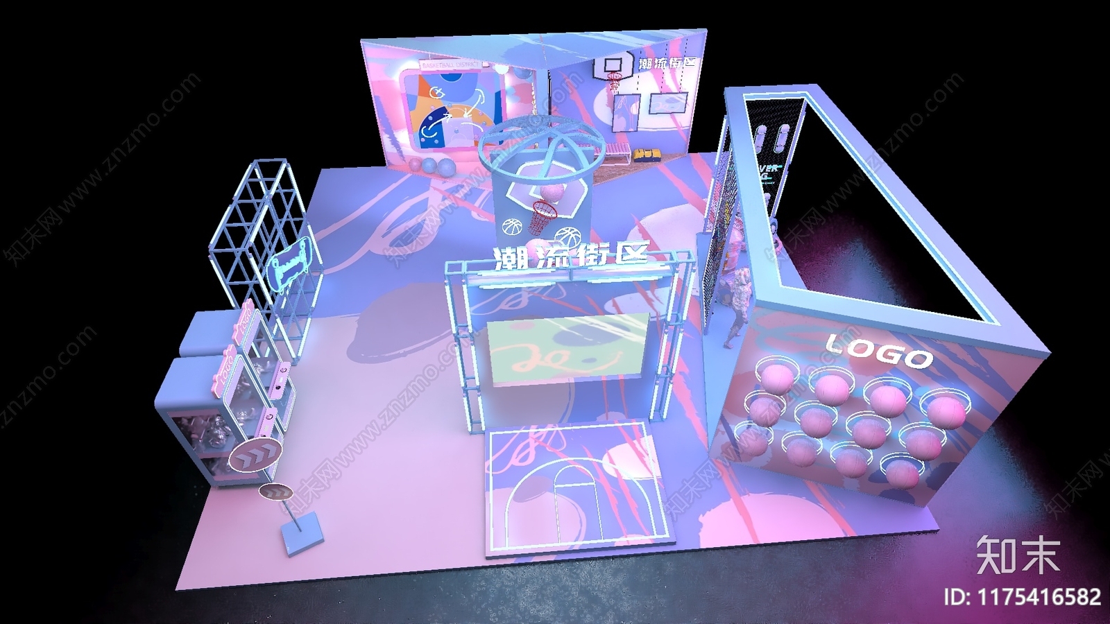 现代其他展厅3D模型下载【ID:1175416582】