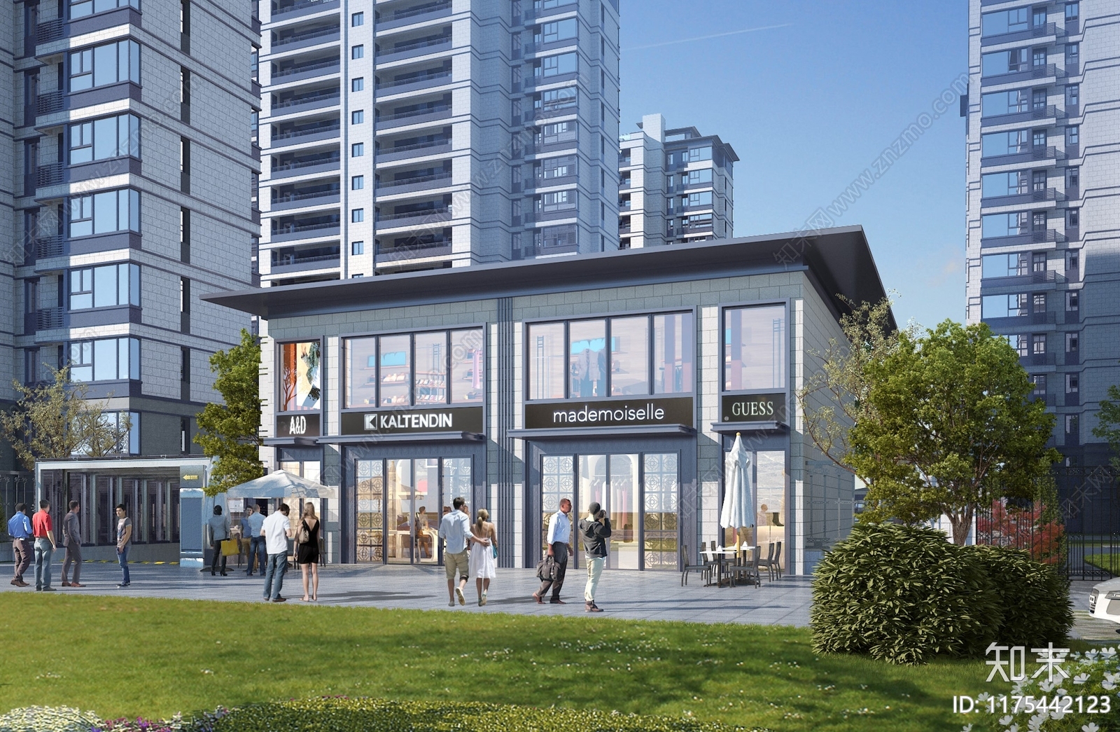 现代其他商业建筑cad施工图下载【ID:1175442123】