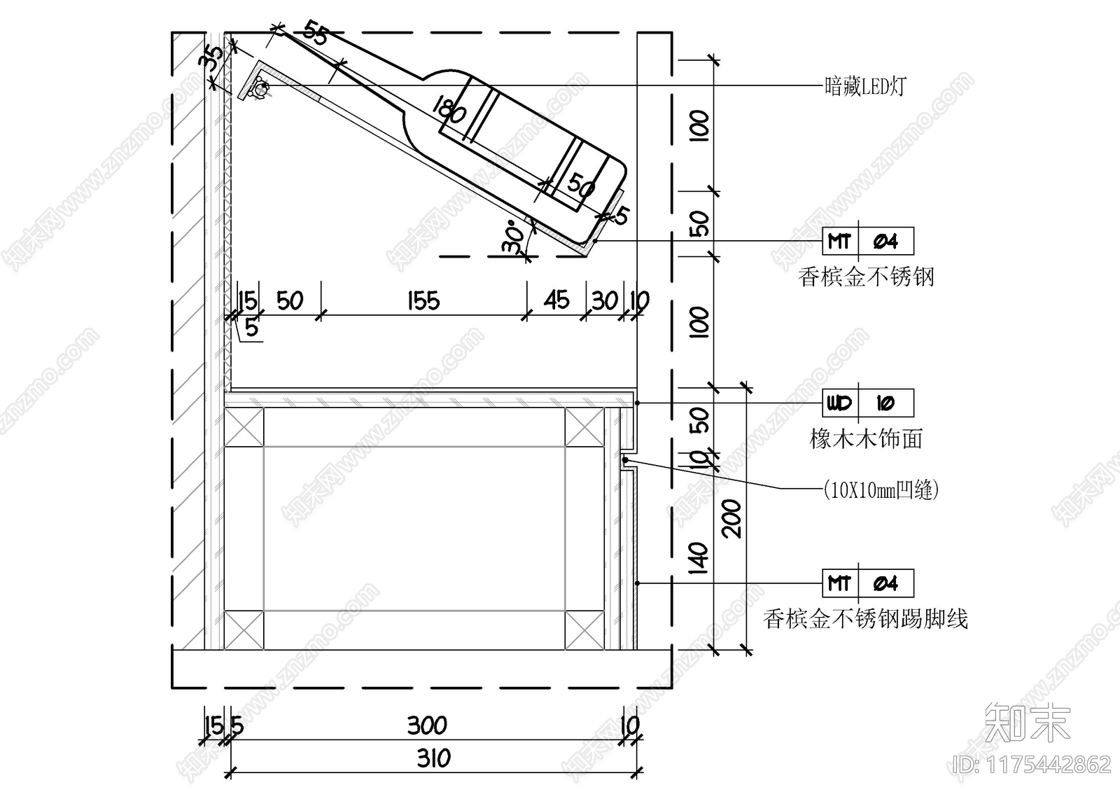 现代家具节点详图cad施工图下载【ID:1175442862】