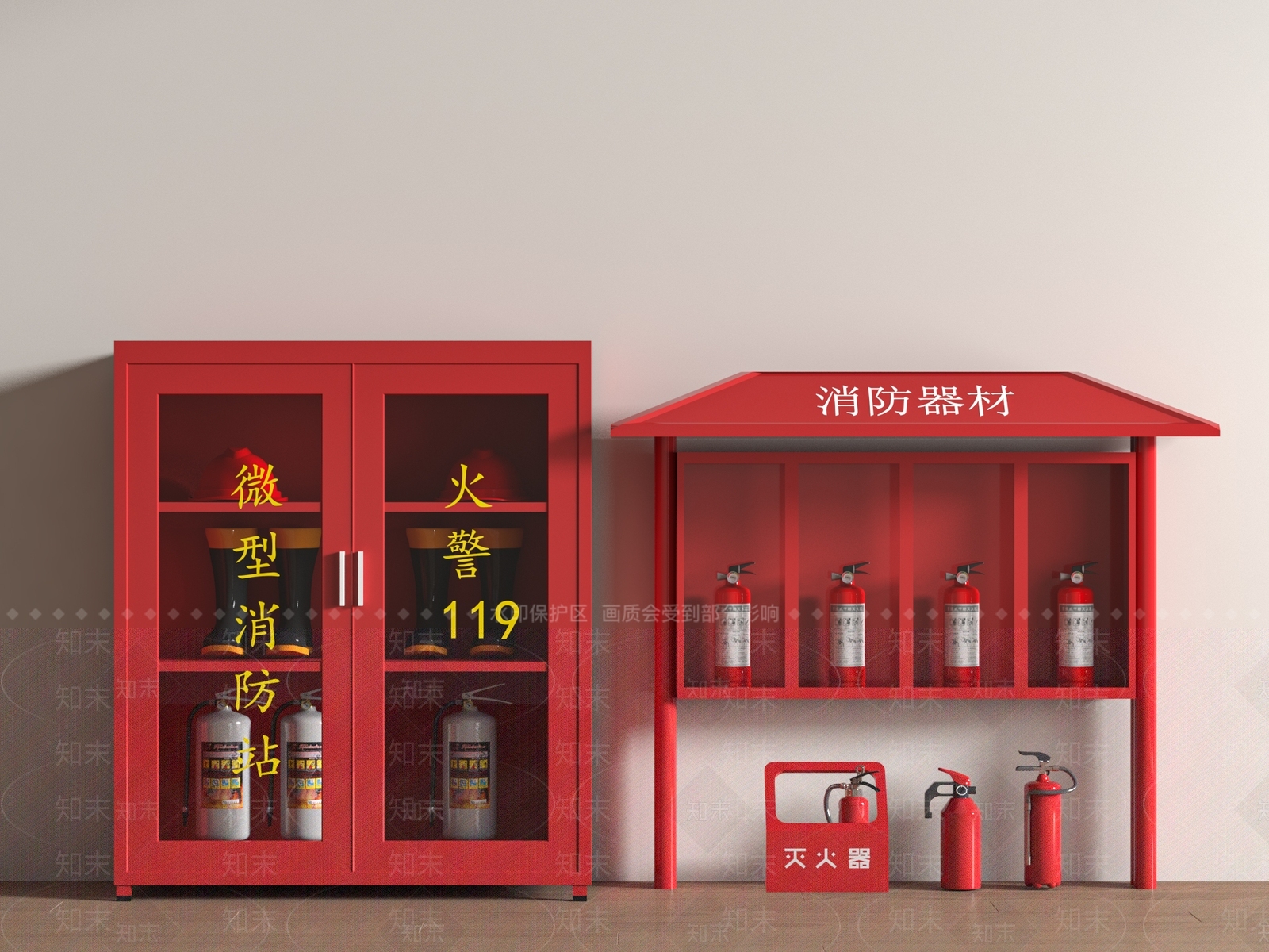 消防栓SU模型下载【ID:1175445906】